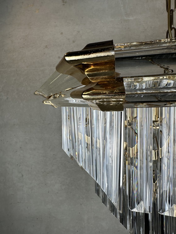 Image 1 of Vintage Xl Bakalowits & Sohne Chandelier hexagonal