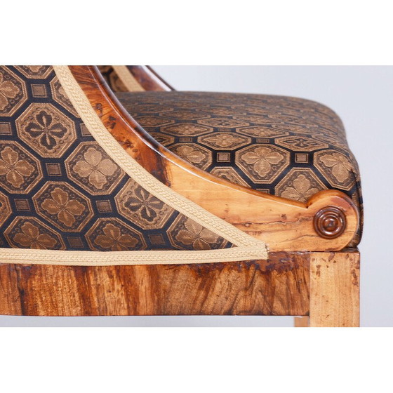 Image 1 of Fauteuil vintage en noyer Biedermeier, Autriche 1820