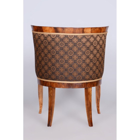 Image 1 of Fauteuil vintage en noyer Biedermeier, Autriche 1820