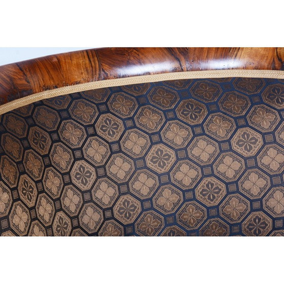 Image 1 of Fauteuil vintage en noyer Biedermeier, Autriche 1820