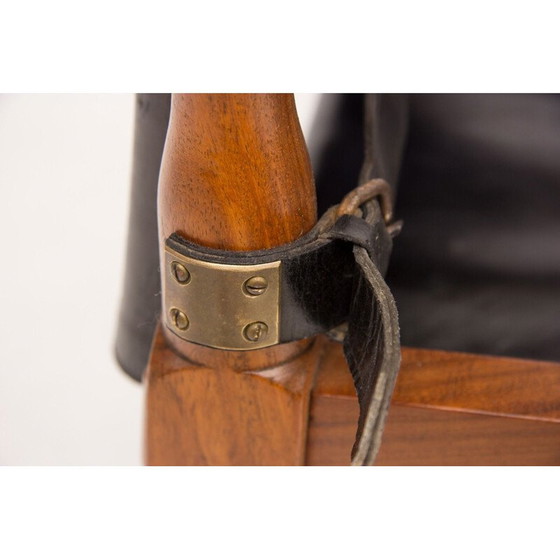 Image 1 of Chaise safari vintage par M. Hayat & Brothers 1970