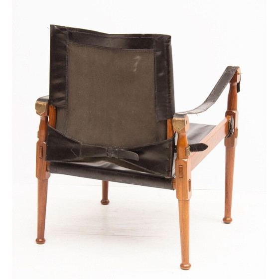 Image 1 of Chaise safari vintage par M. Hayat & Brothers 1970