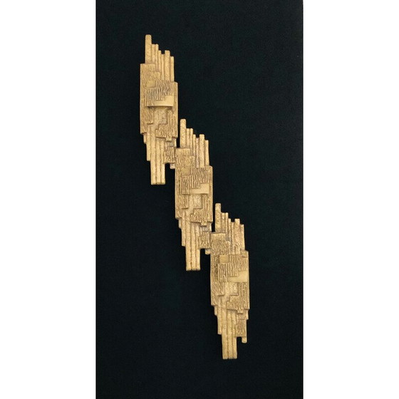 Image 1 of Applique vintage en bronze par Maxime Delo, Italie 1970