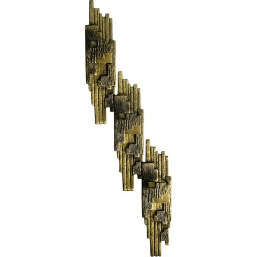 Applique vintage en bronze par Maxime Delo, Italie 1970