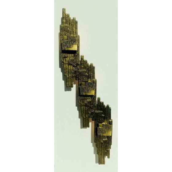 Image 1 of Applique vintage en bronze par Maxime Delo, Italie 1970