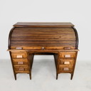Rare bureau Art déco à rideaux