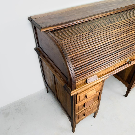 Image 1 of Rare bureau Art déco à rideaux