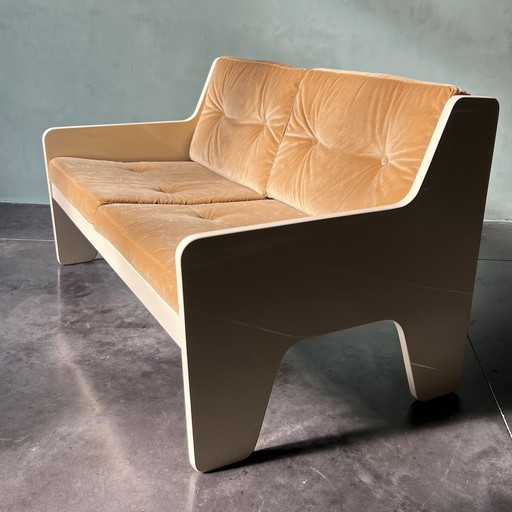 Banquette Deux Places Vintage Mid Century Modern