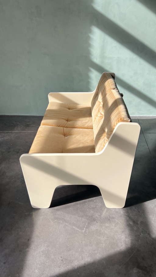 Banquette Deux Places Vintage Mid Century Modern