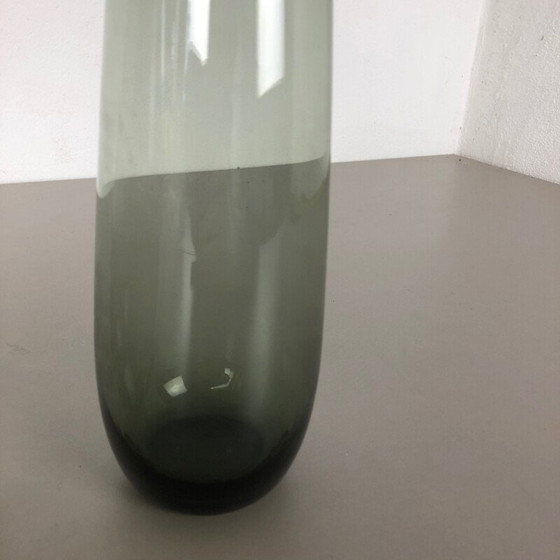 Image 1 of Paire de vases en verre vintage par Wilhelm Wagenfeld pour le Wmf, Allemagne 1960