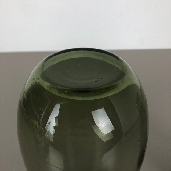 Image 1 of Paire de vases en verre vintage par Wilhelm Wagenfeld pour le Wmf, Allemagne 1960