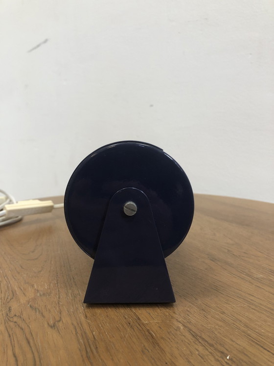 Image 1 of Set 2X Ikea Blue Bed Lamps Round - Lod