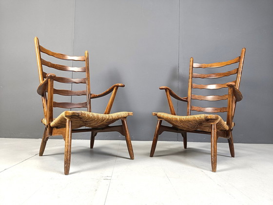 Image 1 of Mid Century Organic Armchairs By De Ster Geldermalsen, 1960S