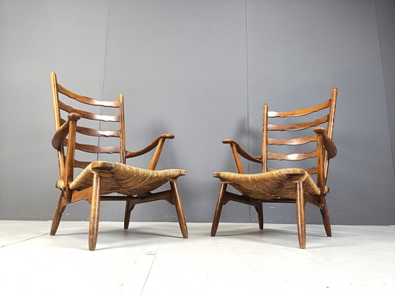 Image 1 of Mid Century Organic Armchairs By De Ster Geldermalsen, 1960S