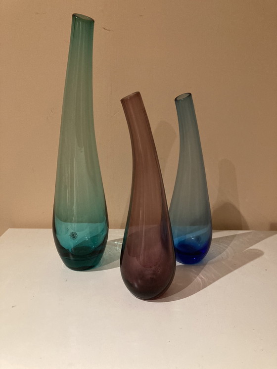 Image 1 of 3X Lotta Peterson Vases Snits For Ikea