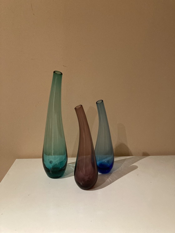 Image 1 of 3X Lotta Peterson Vases Snits For Ikea