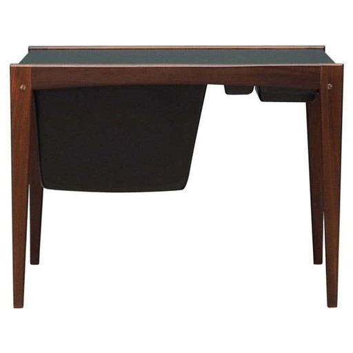 Table de couture en teck, Design danois, 1960S, Production : Danemark