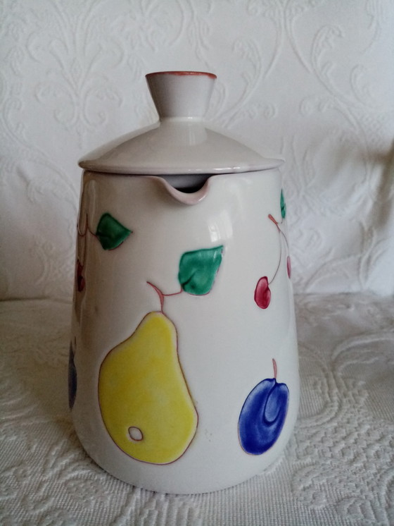 Image 1 of Théière En Céramique Par Le Peintre Céramiste Hollandais Hans Wagner 70S