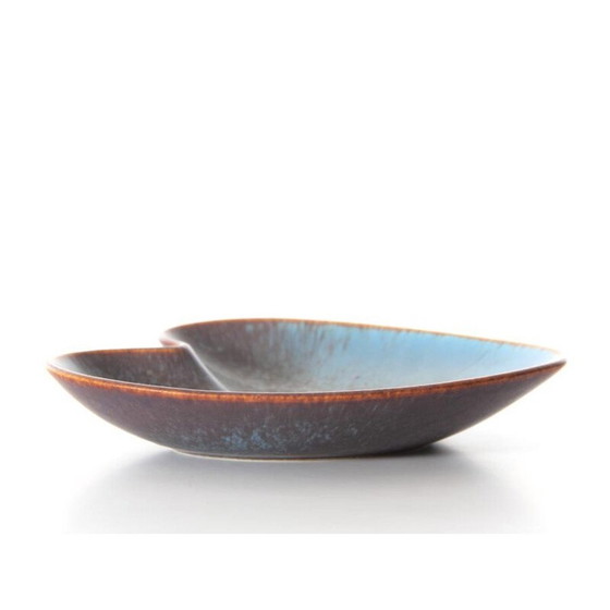 Image 1 of Tasse scandinave vintage marron et bleu par Gunnar Nylund pour Rorstran, 1960