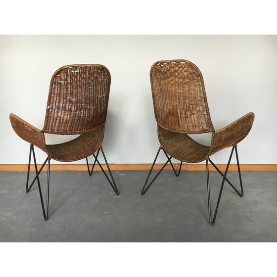 Image 1 of Paire de fauteuils vintage de Raoul Guys, 1950