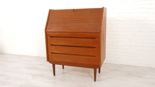 Secretaire vintage | danois | teck | 84 cm