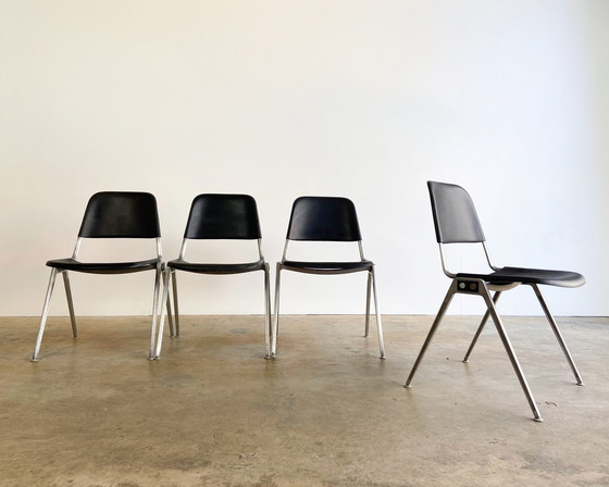 Image 1 of 4x Vintage Knoll 1601 Chair By Don Albinson