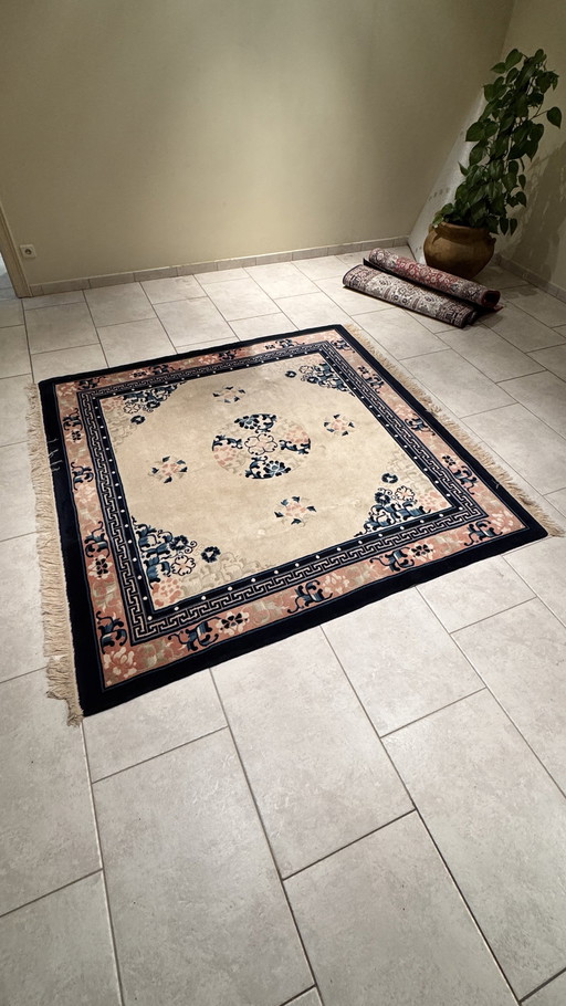 Tapis carré oriental 185X185