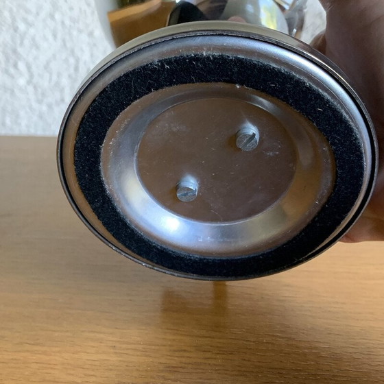Image 1 of Lampe de table vintage en verre et chrome par Motoko Ishii pour Staff Leuchten, Allemagne