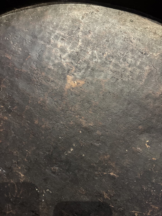 Image 1 of Table basse ancienne Oromo éthiopienne à partir d'une pièce de bois