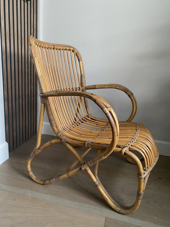 Image 1 of Rohé Noordwolde Chaise seau en rotin