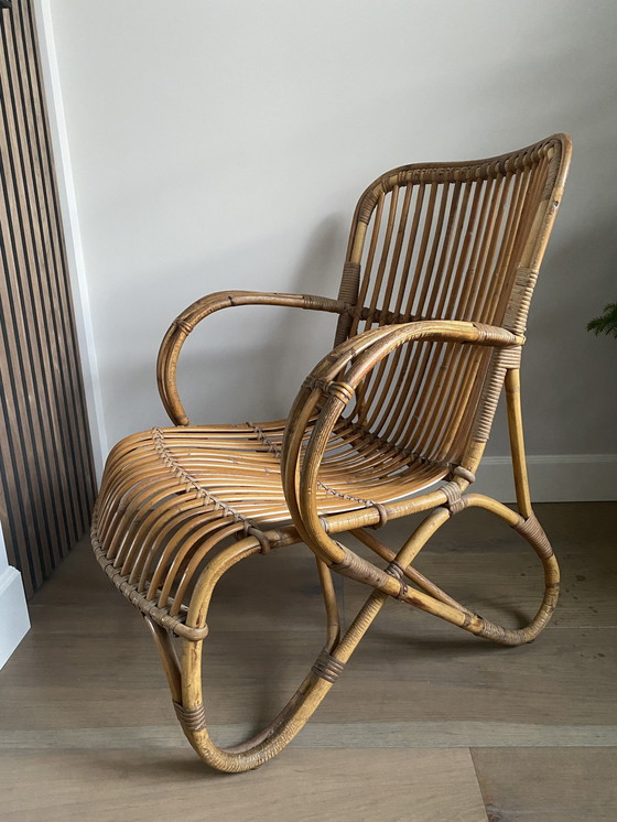 Image 1 of Rohé Noordwolde Chaise seau en rotin