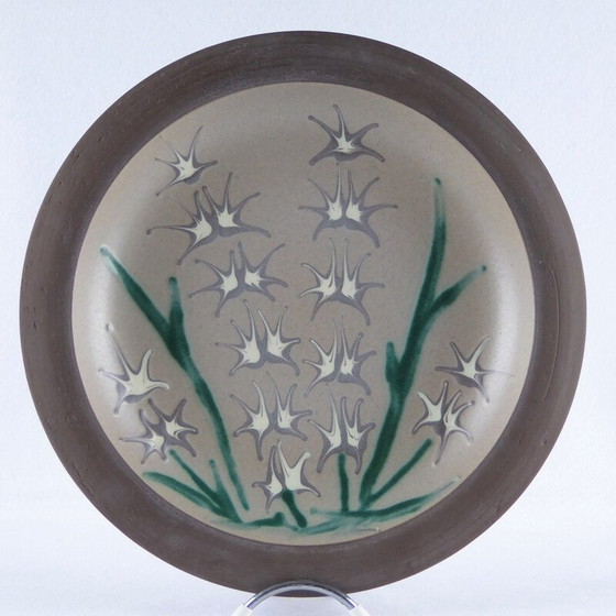 Image 1 of Assiette scandinave en céramique vintage, 1960