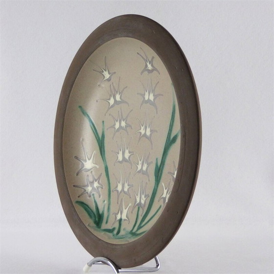 Image 1 of Assiette scandinave en céramique vintage, 1960