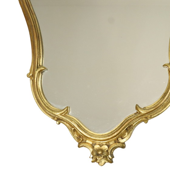 Image 1 of Miroir de style rococo avec console