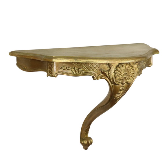 Image 1 of Miroir de style rococo avec console