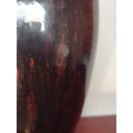 Image 1 of Vase ovoïde vintage d'Hervé Wahlen, 1980