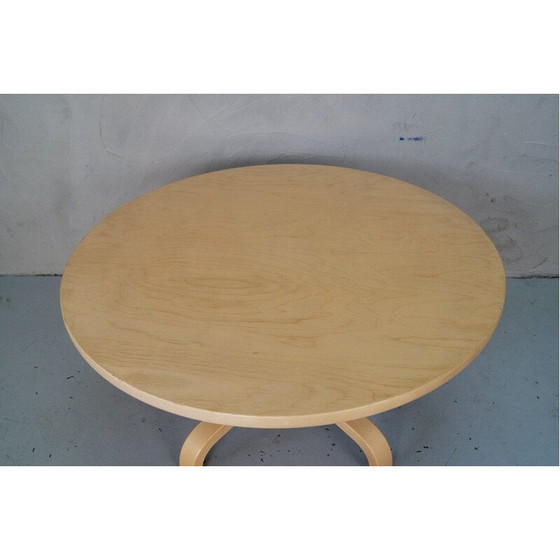 Image 1 of Table basse ronde finlandaise vintage par Ilmari Lappalainen pour Asko, 1960