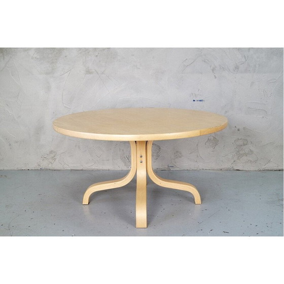 Image 1 of Table basse ronde finlandaise vintage par Ilmari Lappalainen pour Asko, 1960