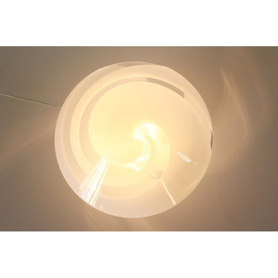 Image 1 of 1x Lampe de table vintage en verre de Murano par Carlo Nason pour Mazeega, Italie 1970