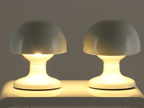 Image 1 of Lampes de table modèle Jucker par Tobia et Afra Scarpa par Flos, Italie, années 1960