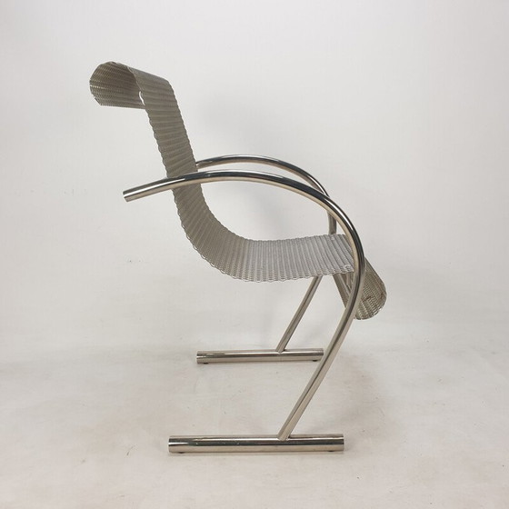 Image 1 of Fauteuil vintage "Sing Sing Sing" en acier tubulaire par Shiro Kuramata pour Xo, France 1985