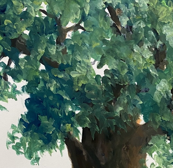 Image 1 of Grand coffre, peinture à l'huile