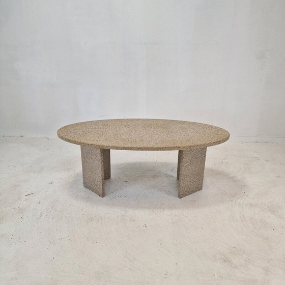 Image 1 of Table basse vintage en granit, Italie 1980