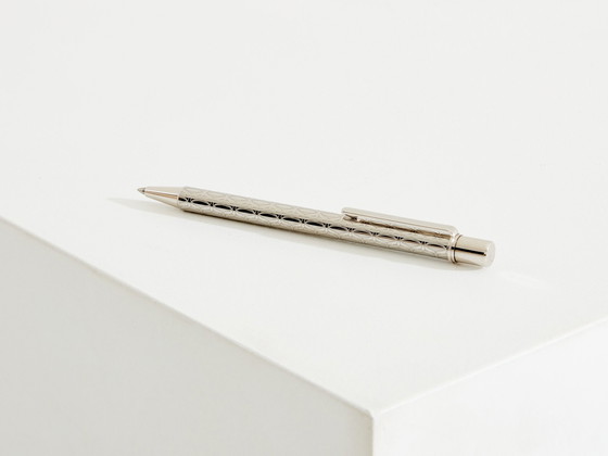 Image 1 of Cartier Must Ii Stylo Bille Plaqué Argent et Palladium 1980S
