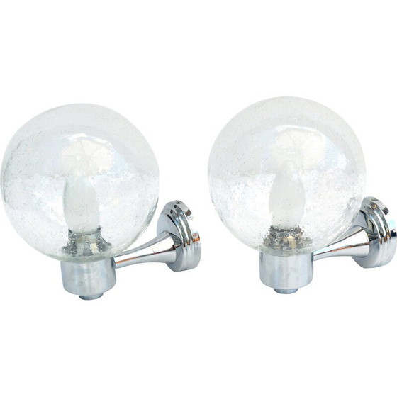 Image 1 of Paire d'appliques vintage de Karl Lenz, Allemagne, années 1980