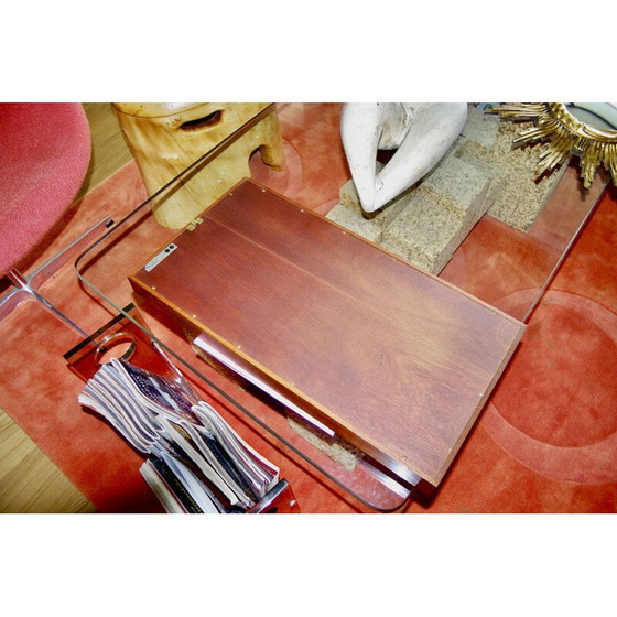 Image 1 of Miroir vintage en teck O.D Mobler A.S 1950