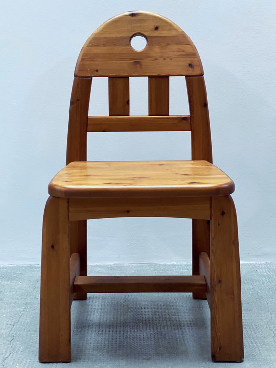 Image 1 of Wasa Ensemble de salle à manger Table, banc & 4 chaises en pin massif 1994