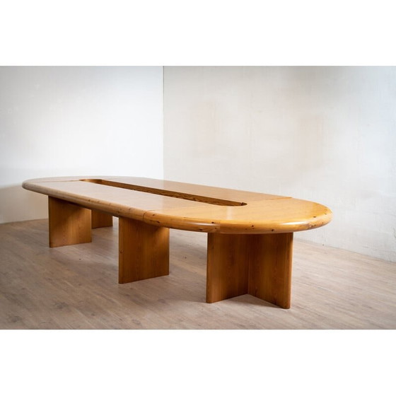 Image 1 of Table de conférence vintage par Rainer Daumiller pour Hirtshals Savværk Møbler, 1980