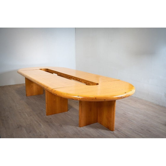 Image 1 of Table de conférence vintage par Rainer Daumiller pour Hirtshals Savværk Møbler, 1980
