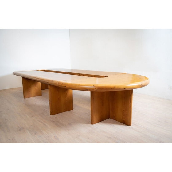 Image 1 of Table de conférence vintage par Rainer Daumiller pour Hirtshals Savværk Møbler, 1980
